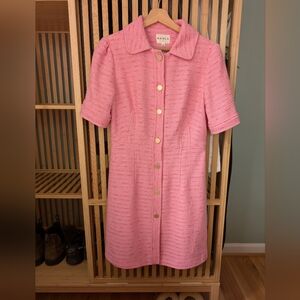 Gaala Paris Cecilia Tweed Pink Dress